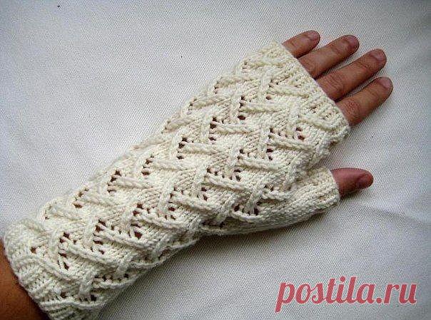 ​Вяжем митенки — Сделай сам, идеи для творчества - DIY Ideas