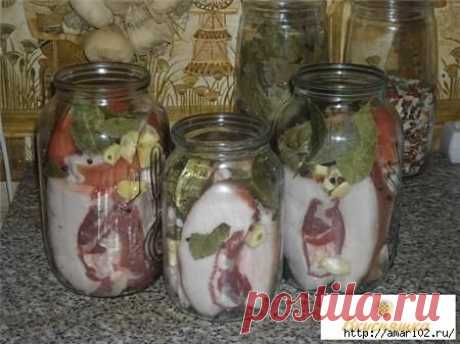 Очень вкусное это сало в тузлуке.