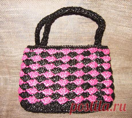 Пляжные сумки из полипропилена вяжем крючком – 9 схем с подробным описанием, выкройками и МК видео
