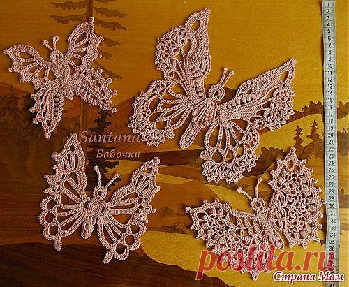 Мотивы ирландского кружева (бабочки): Дневник группы "Все в ажуре... (вязание крючком)" - Страна Мам