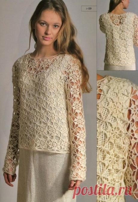 Maravilhas do Crochê: Roupas com motivos de crochê