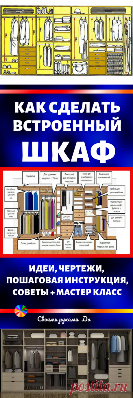 Как сделать встроенный шкаф купе. Идеи, чертежи, пошаговая инструкция, советы и мастер класс своими руками