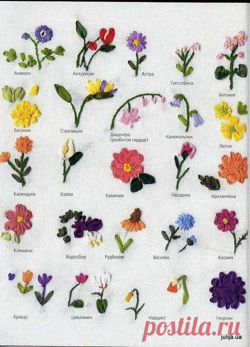 вышивка лентами - Поиск в Google