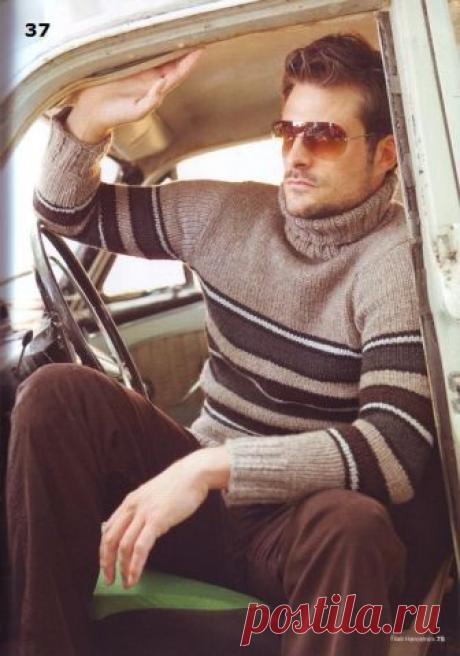 Пуловер. Спицы.