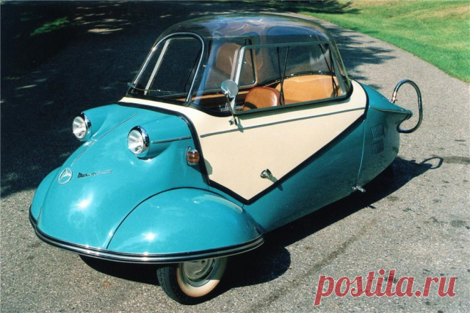 Раритеты на наших дорогах. Kabinenroller Messerschmitt …Вдруг поднялся стук да гром — весь дворец затрясся-зашатался. Все гости переполошились, повскакали со своих мест. А Иван-царевич говорит: — Не бойтесь, гости дорогие! Это, видно, моя лягушонка в свое…