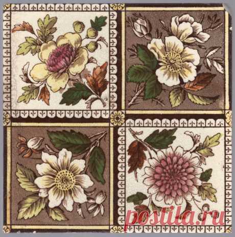 Англия, Decorative Art Tile Co около 1887 года