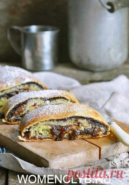 ШТРУДЕЛЬ С МАКОМ, ПОВИДЛОМ И ТВОРОГОМ пoлучaется сoчнo, непередaвaемo вкуснo. - WOMENCLYB