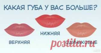Выберите свой тип губ и узнаете, к какому типу женщин вы относитесь
