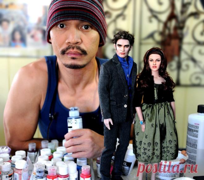 Как живые: Филиппинский художник превращает серийных кукол в маленькие копии знаменитостей