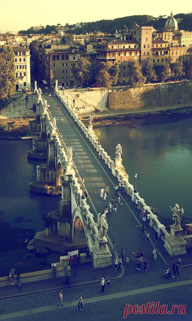 Puente Sant'Angelo - Roma | El Puente Sant'Angelo, anterior … | Flickr