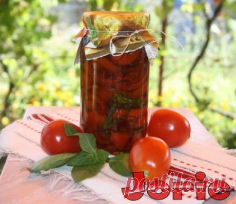 Вяленые помидоры с майораном, базиликом и эспелетом рецепт с фото