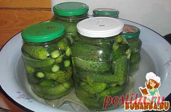 Рецепт: Раечкины огурцы