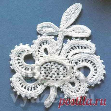 Схемы для вязания ирландского кружева крючком