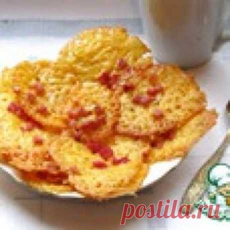 Сырные чипсы Кулинарный рецепт