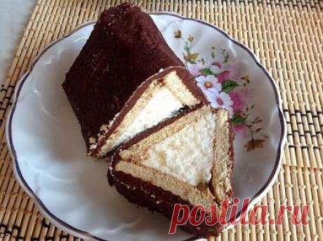 Творожный десерт «Домик» - ЖУРНАЛ СО ВКУСОМ Ингредиенты:
- 200 грамм творога
- 10 столовых ложек сахара
- 250 грамм сливочного масла
- 4 ложка какао
- 15 штук песочного печенья