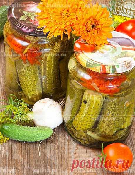 Огурцы маринованные с календулой – рецепт приготовления с фото от Kulina.Ru