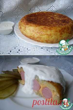 Картофельная запеканка с сосисками и сыром (в мультиварке) - кулинарный рецепт