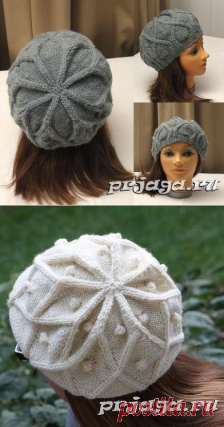 Берет спицами от Desi Knitter