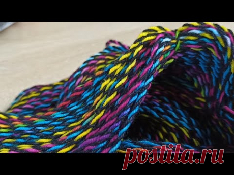 Ручное окрашивание пряжи в домашних условиях красителями ProFiberSet. Создаем пряжу мулине.