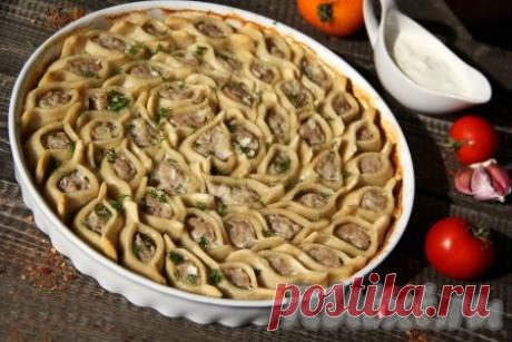 Манты в духовке - 12 пошаговых фото в рецепте