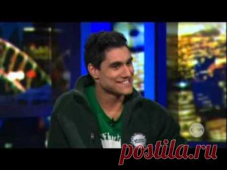 Emmanuel Kelly on Channel 10's The Project in Australia