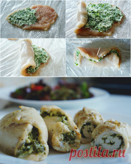Рецепт рулета из куриной грудки