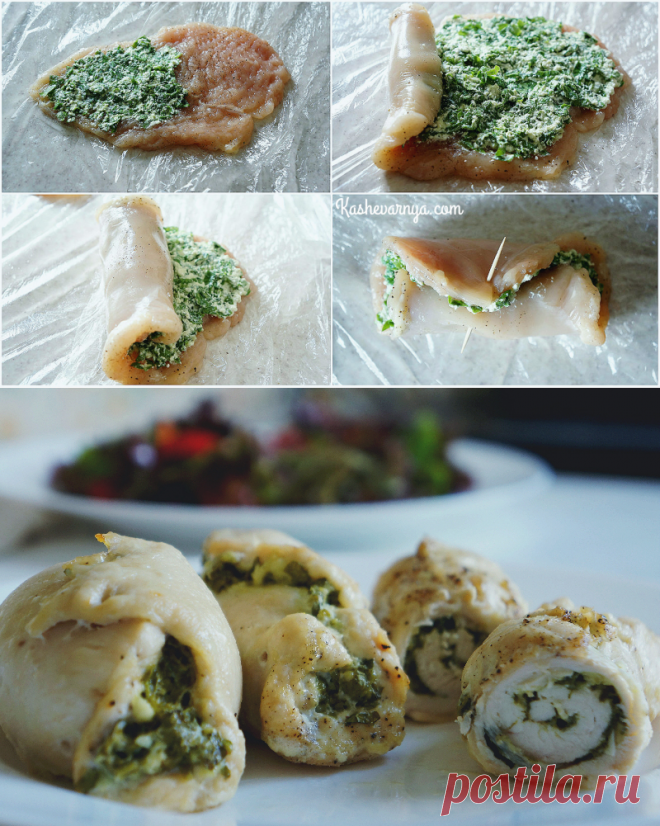 Рецепт рулета из куриной грудки