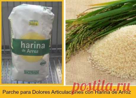 Parche para Articulaciones Doloridas con Harina de Arroz - enrHedando