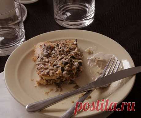 Быстрый куриный пирог со стручковой фасолью и рисовым тестом