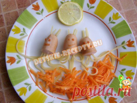 Осьминожки - быстрый рецепт для детей | ДЕТСКИЕ РЕЦЕПТЫ, БЛЮДА