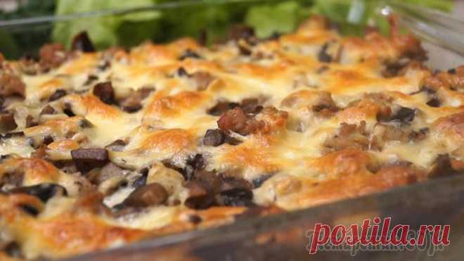 Идея очень Быстрого вкусного Ужина! Запеканка с рисом, грибами и фаршем. Это очень удобно: сложить в сковороду продукты и забыть их в духовке на полчаса, а затем достать готовый ужин. Сочная, питательная и необыкновенно вкусная.ИНГРЕДИЕ...