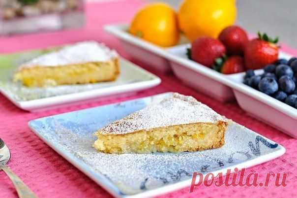 Лимонный пирог - очень вкусный и красивый пирог на все случаи жизни. | Банк кулинарных рецептов