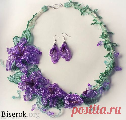 Мастер-класс комплект «Весеннее вдохновение» / Колье, бусы, ожерелья / Biserok.org