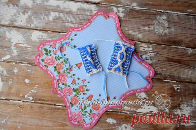 Разноцветная коса в технике ленивого жаккарда (вязание, схемы и фото) - Irena Handmade