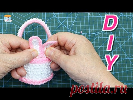 Сплела пасхальные корзинки и САМА УДИВИЛАСЬ ИХ КРАСОТЕ! - YouTube