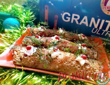 Закусочные печёночные блинчики с грибами – кулинарный рецепт