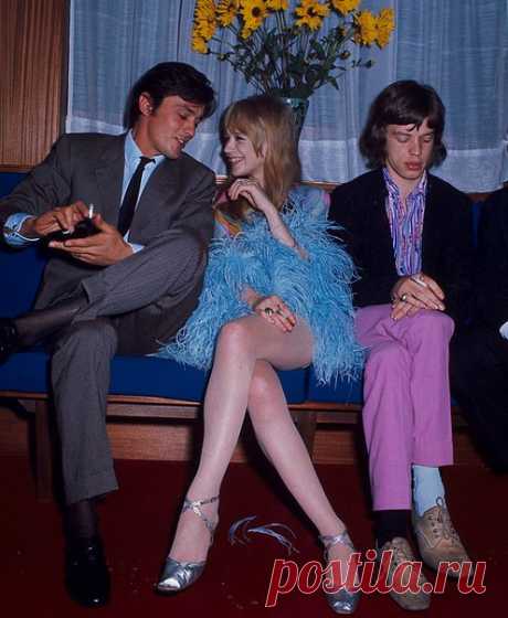 Если твой соперник Ален Делон. Без шансов. Даже если ты Мик Джаггер. 25 исторических снимков, на которые мы смотрели молча и не дыша: ↪