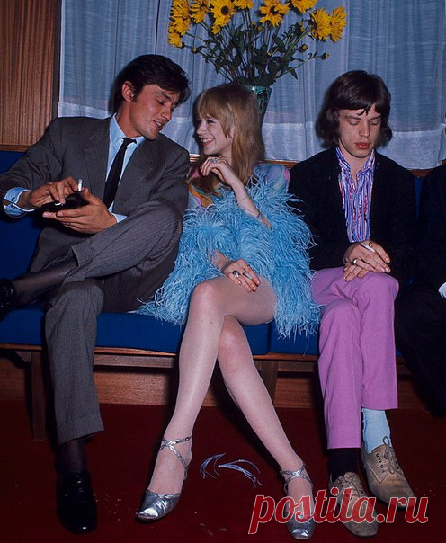 Если твой соперник Ален Делон. Без шансов. Даже если ты Мик Джаггер. 25 исторических снимков, на которые мы смотрели молча и не дыша: ↪