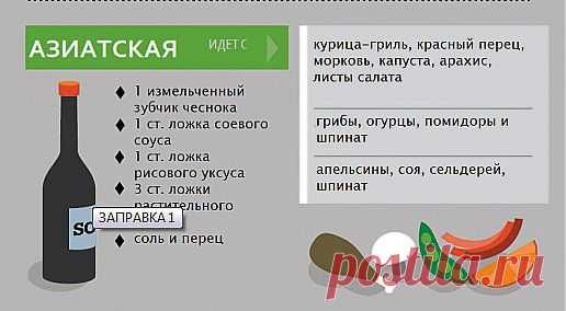 Заправка салата | Полезные советы