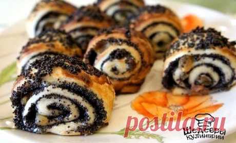 Булочки с маком