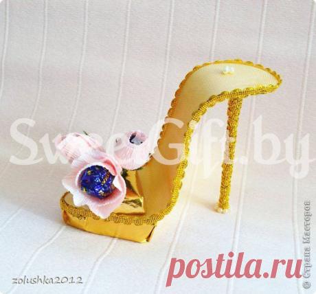 Моя туфелька из конфет | Страна Мастеров