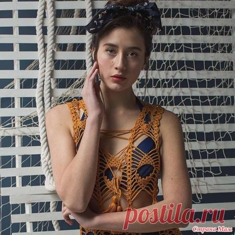 Пляжная ТУНИКА крючком