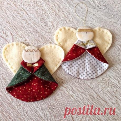 Рождественские ангелы своими руками — Мастер-классы на BurdaStyle.ru