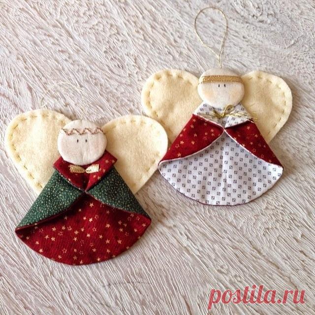 Рождественские ангелы своими руками — Мастер-классы на BurdaStyle.ru