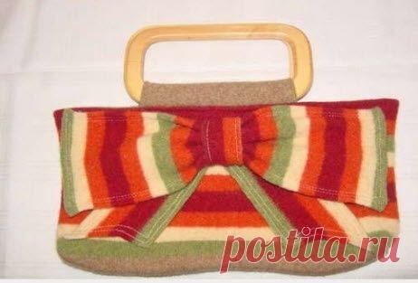 Сумки из свитеров