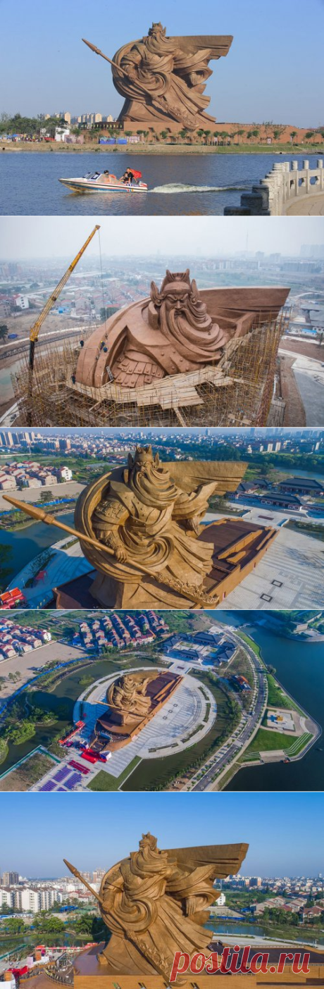 Гигантский памятник Богу Войны в Китае (7 фото)