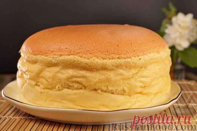 Рецепт: Кастелла (японский хлопковый бисквит) на RussianFood.com