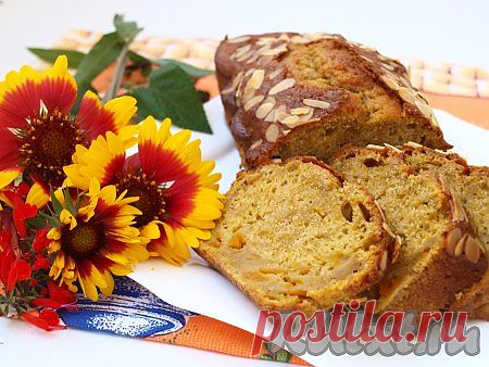 Тыквенно-миндальный кекс (рецепт с фото) | RUtxt.ru