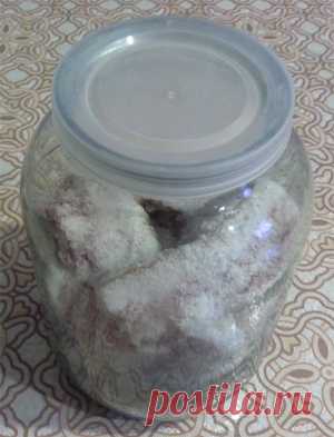 Рецепт засолки сала в банке или как засолить сало.