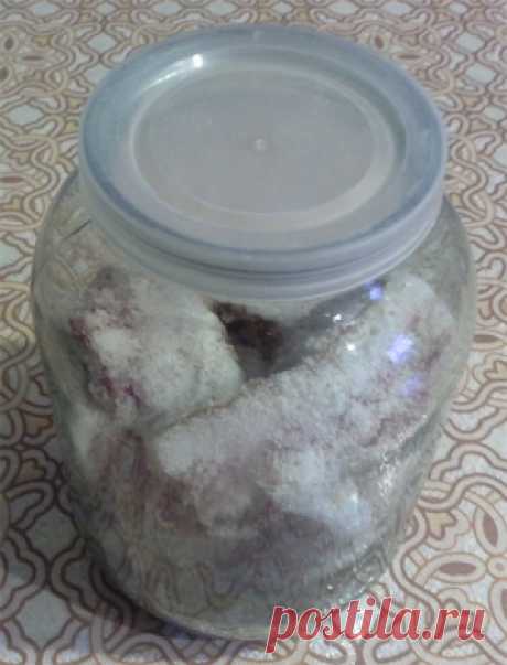 Рецепт засолки сала в банке или как засолить сало.